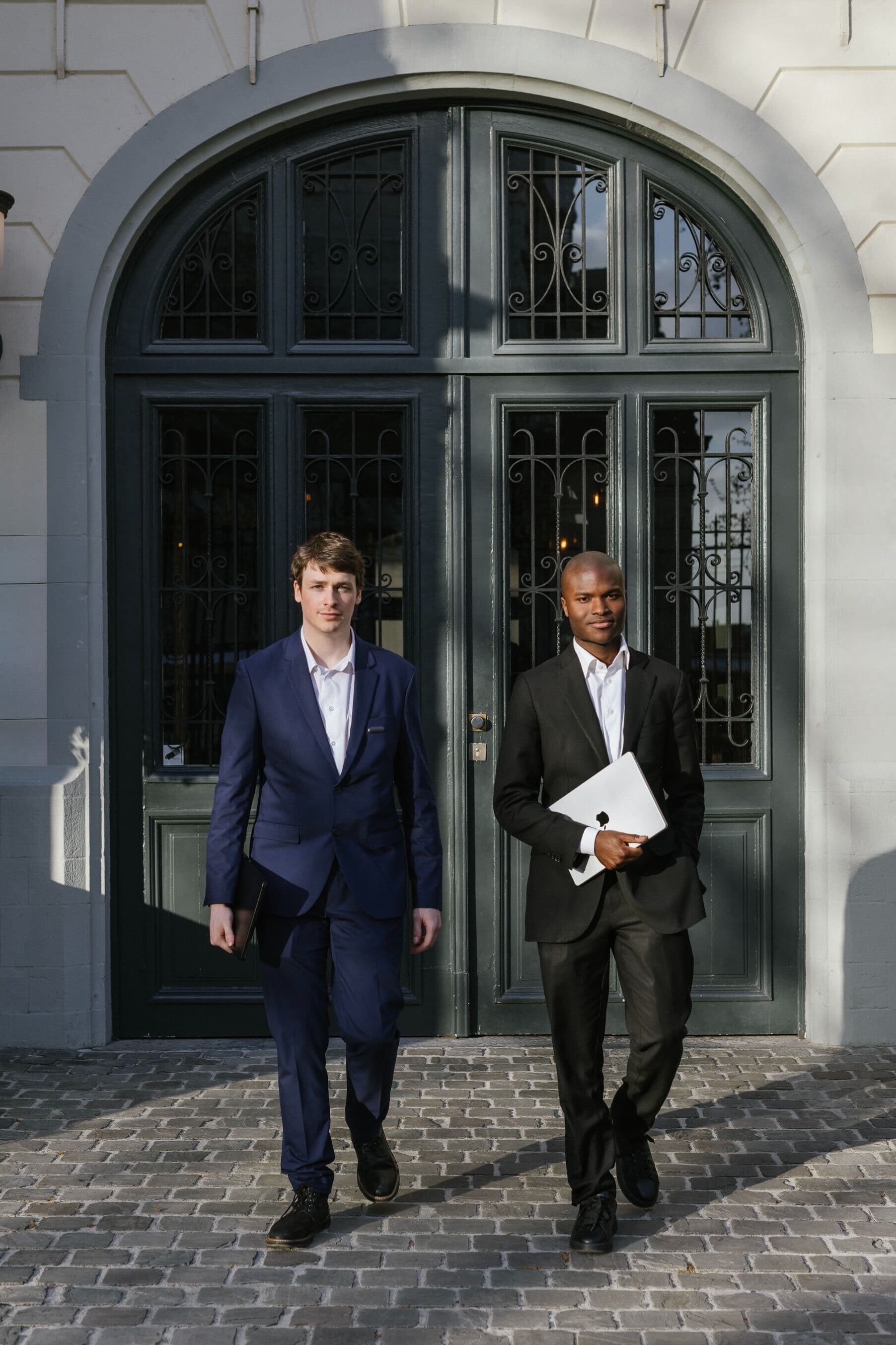 Edouard Guerin and Djafarou Saley Abdou, Dayana Group IT managers